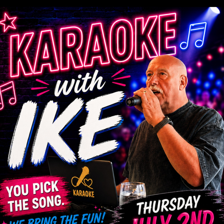Karaoke With DJ Ike Thursday October 22nd 6:30pm