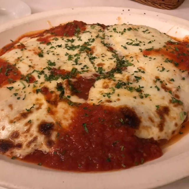 Veal Parmigiana.