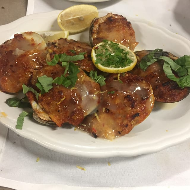 Chopped Baked Clams.