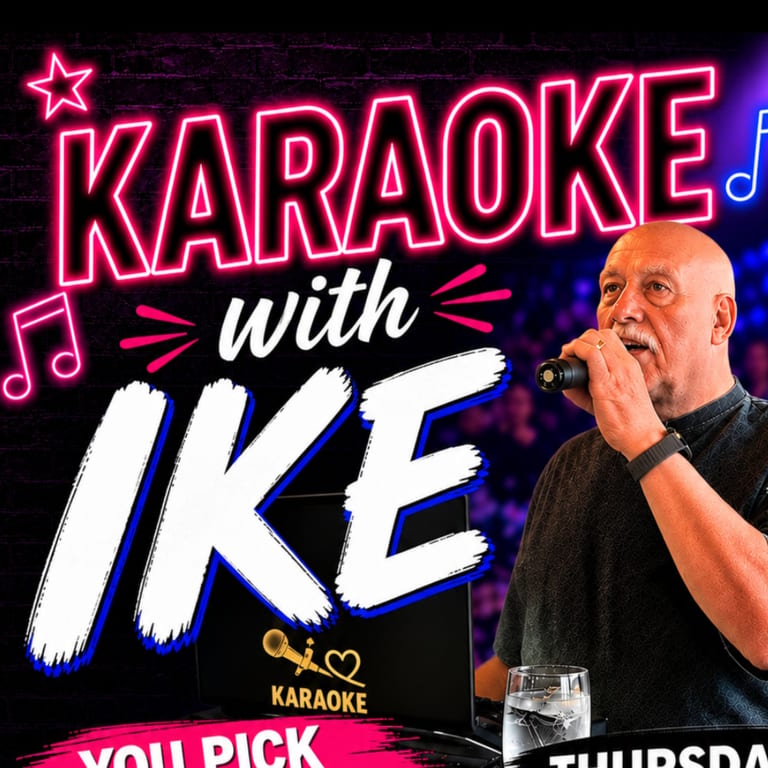 Karaoke With DJ Ike Thursday, October 1st 6:30pm