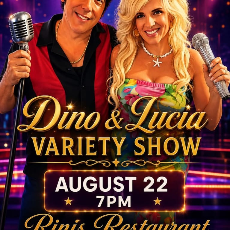 Dino Bravo & Lucia Love Show Sat August 22nd 7pm