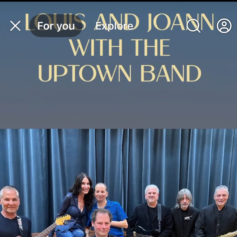 Louis Vanaria & The Uptown Band Sat Nov 14th 7pm