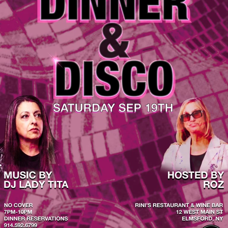 DJ Tita "Disco & Classics Party" Sat Sept 19th 7pm