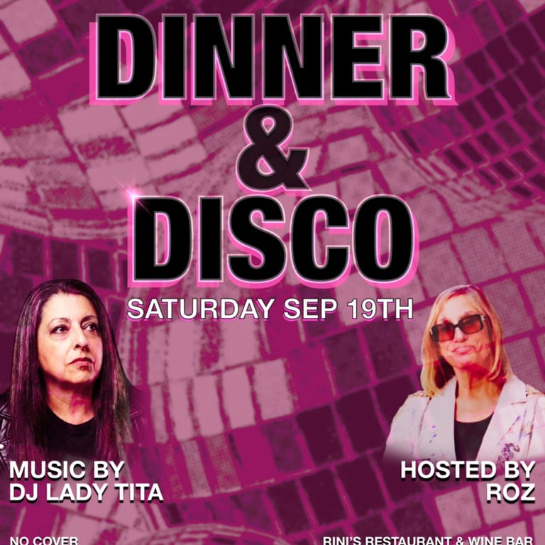 DJ Tita "Disco & Classics Party" Sat Sept 19th 7pm