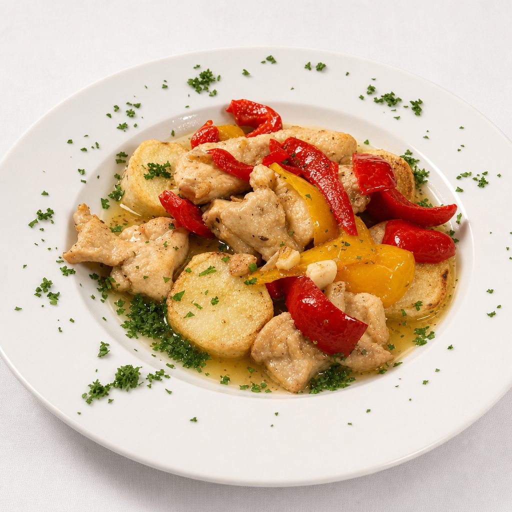 Chicken Scarpariello.