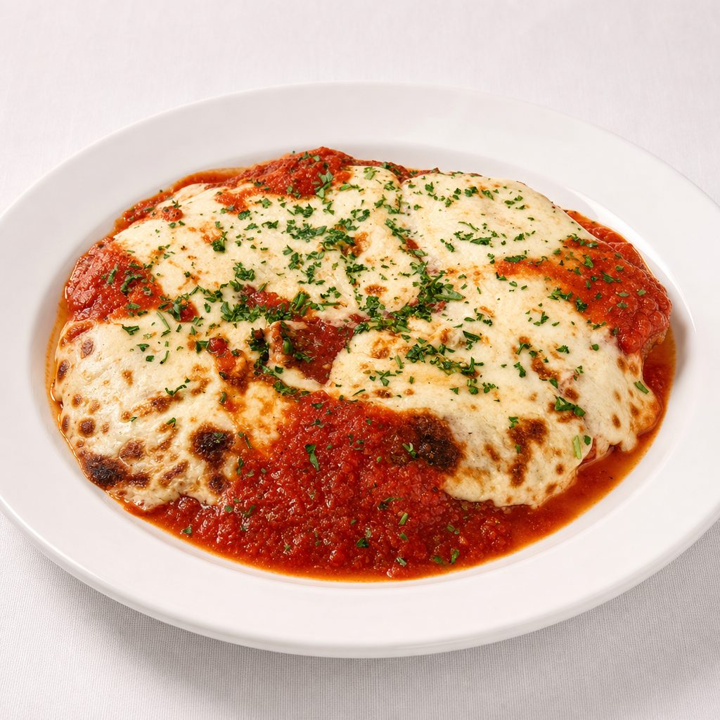 Veal Parmigiana.