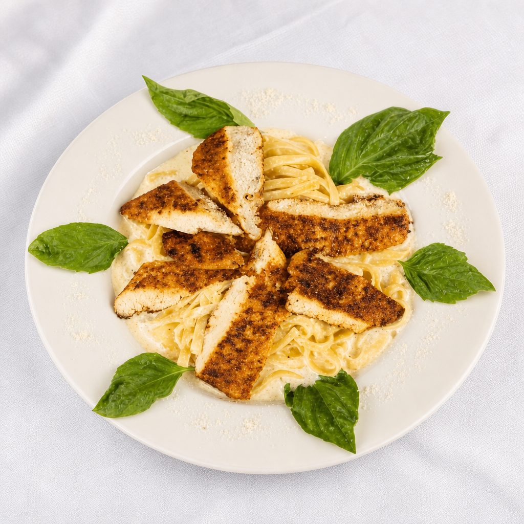 Fettuccine Alfredo.