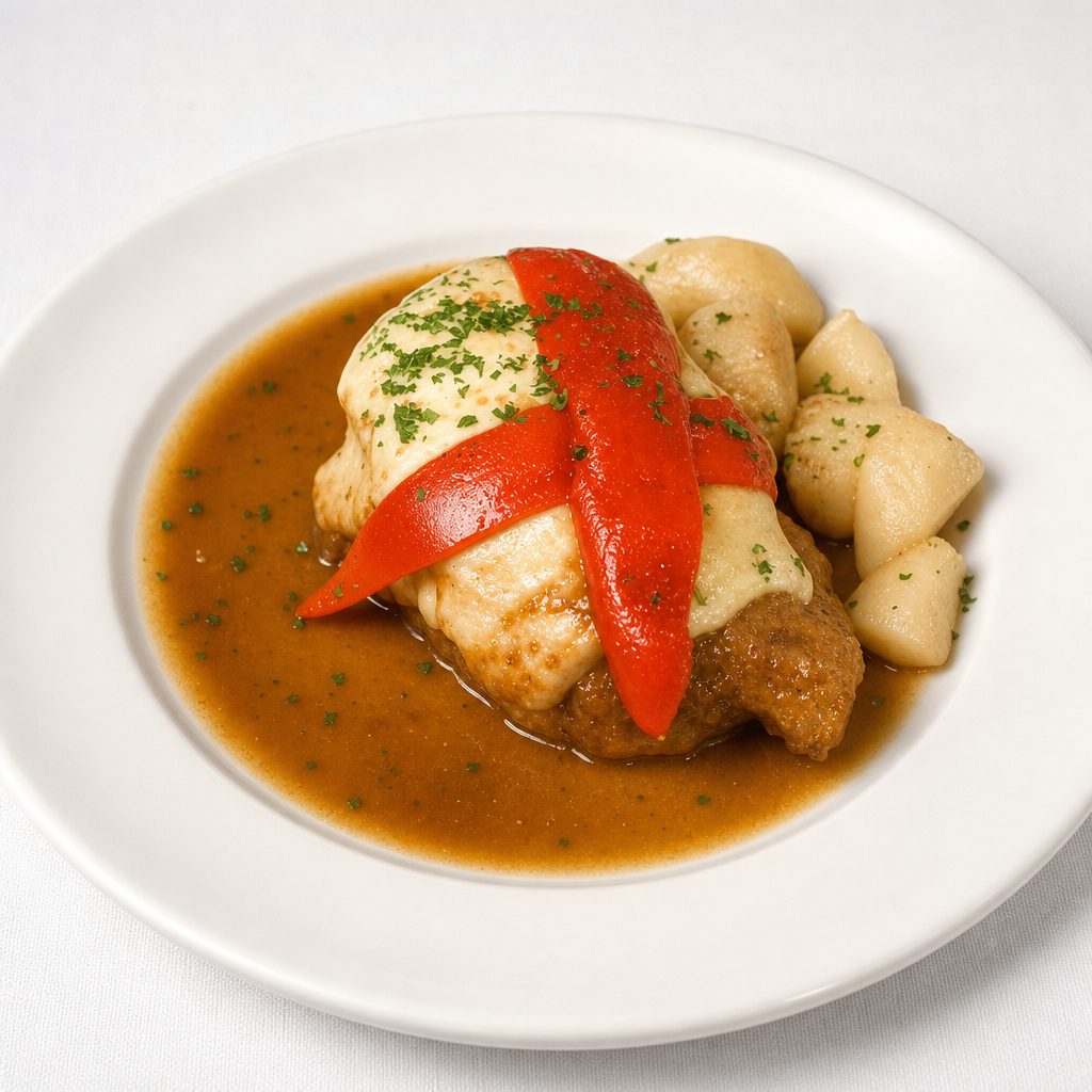 Chicken Valdostana.