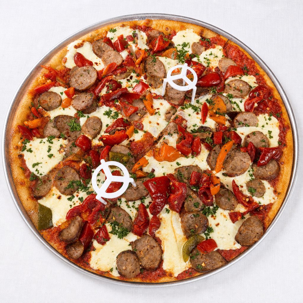 Sausage & Peppers Pizza (Medium 11").
