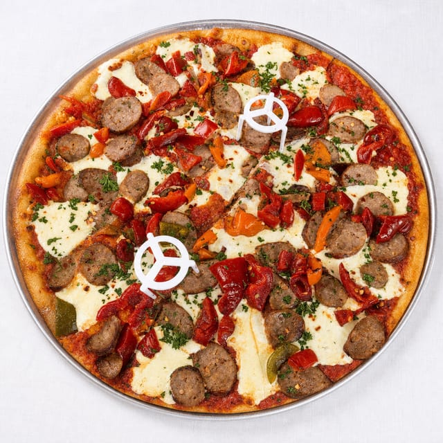 Sausage & Peppers Pizza (Medium 11").