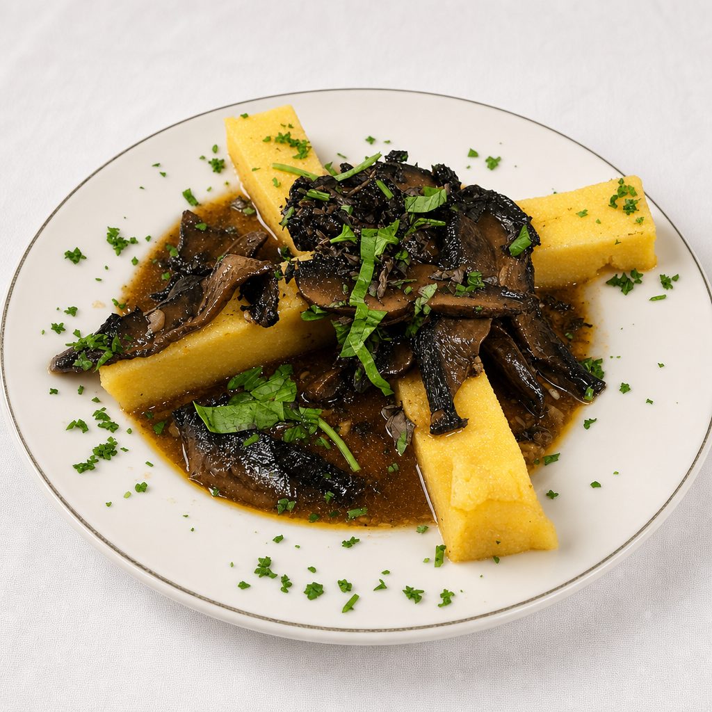 Polenta Portobello.