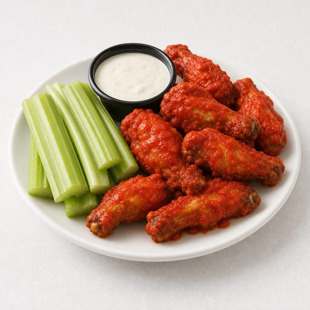 Buffalo Chicken Wings (10 Pieces).
