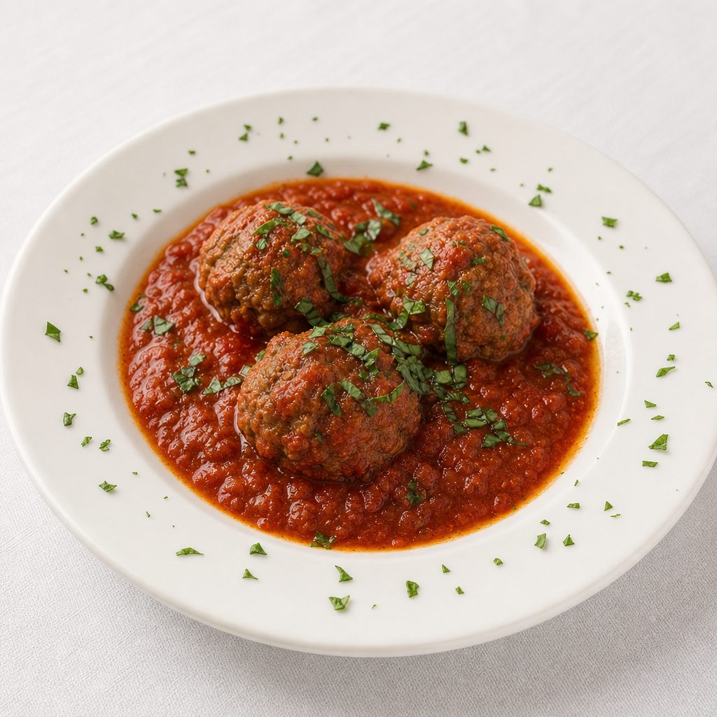 Italian Style Meatballs Catering.