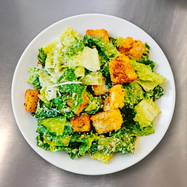 Classic Caesar Salad.