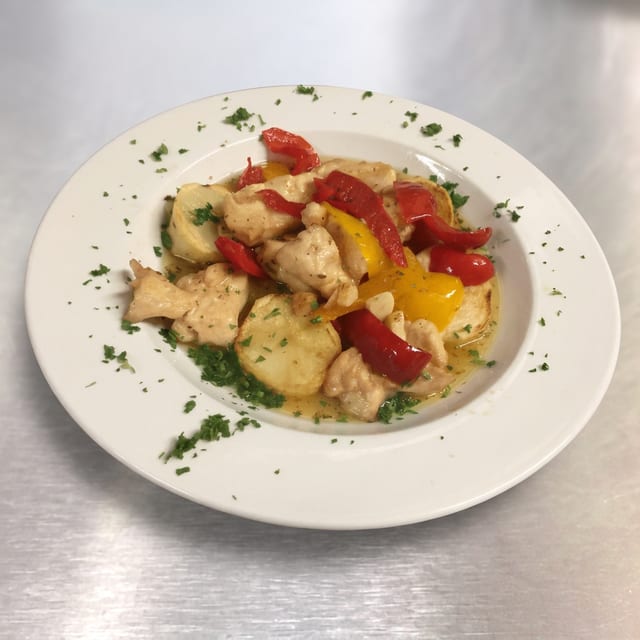 Chicken Scarpariello.