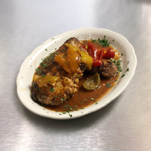 "Angry" Pork Chops.