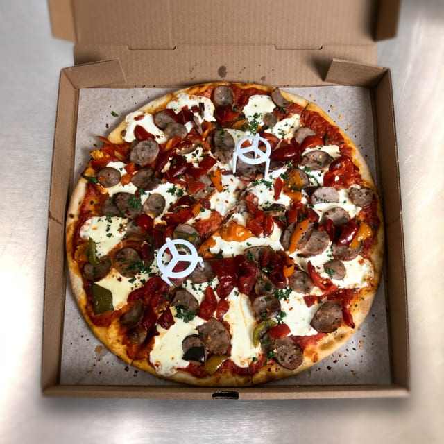 Sausage & Peppers Pizza (Medium 11").