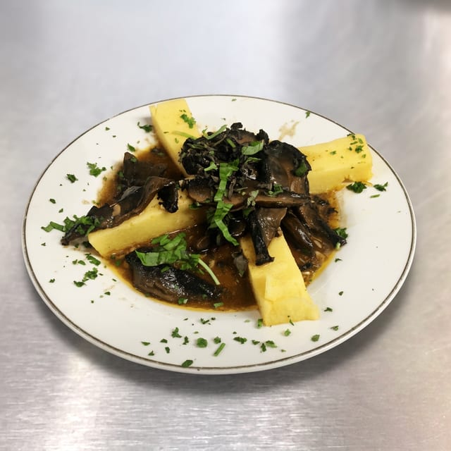 Polenta Portobello.